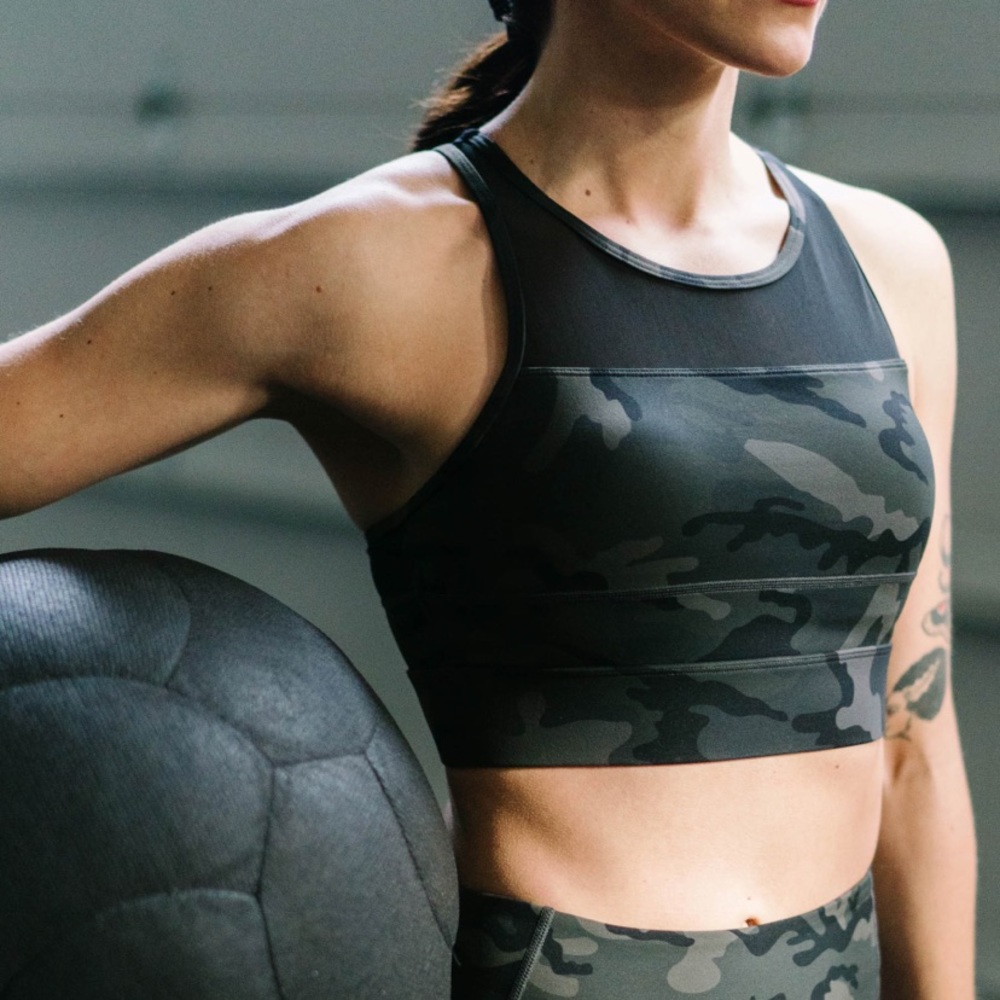 Zyia camo all star bra